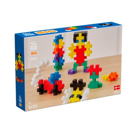 PLUS PLUS konstruktors BIG Basic Mix, 50 gab., 3271 3271