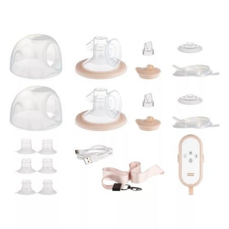 CANPOL BABIES dubultie valkājamie krūts sūkņi MilkShell, 20/106 