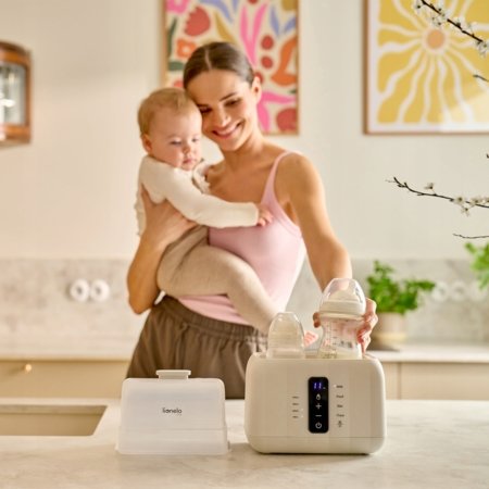 LIONELO pudeļu sildītājs un sterilizators THERMUP DUO, White 