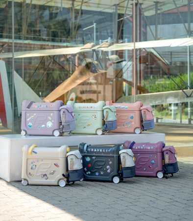 STOKKE transformējams čemodāns JETKIDS, hazy lilac, 681306 