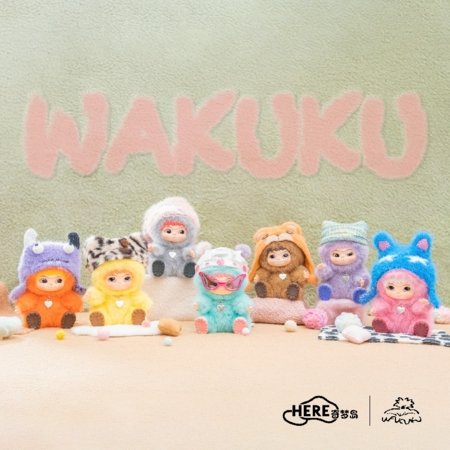 WAKUKU kolekcionējams tēls Fuzzy Trendy Fun Party, sortiments., 17WK-0601 