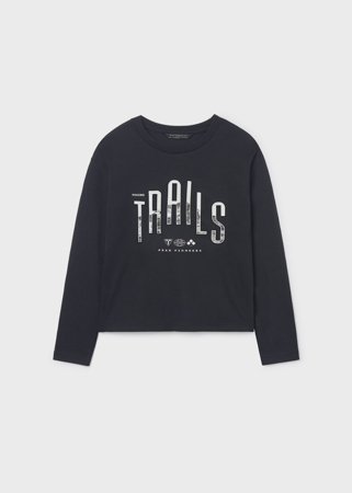 MAYORAL krekls ar garām piedurknēm, black, 7.007-30 