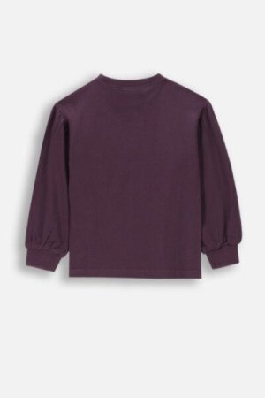 COCCODRILLO t-krekls ar garām piedurknēm ACADEMY GIRL KIDS, violeti, ZC4143103AGK-016-122, 122 cm 