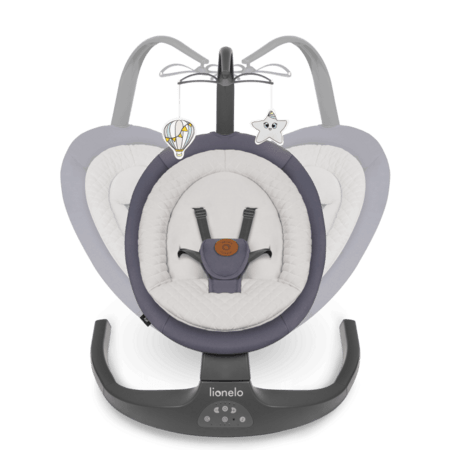 LIONELO šūpuļkrēsls LO-RALF, Grey graphite 