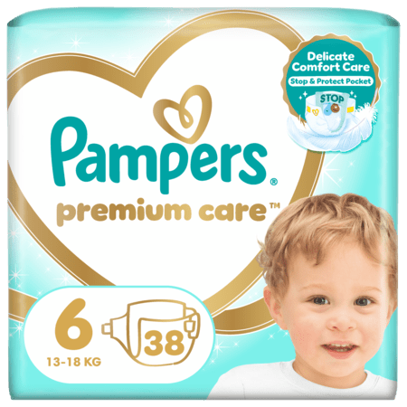 PAMPERS autiņbiksītes Premium Care 6 izmērs 13kg+ 38 gab. 81765779 