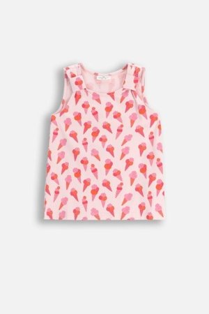 COCCODRILLO krekls ar īsām piedurknēm HAPPY RETRO GIRL KIDS, krāsa, WC5143301HGK-022-122, 122 cm 