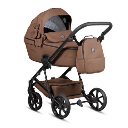 TUTIS universāli ratiņi VIVA 6+ TEDDY limited edition 2/1, Biscuit Teddy, 1612110 