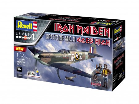 REVELL 1:32 saliekams modelis Spitfire Mk.II Aces High Iron Maiden, 5688 05688