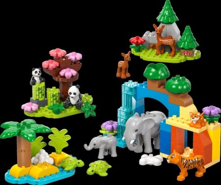 10446 LEGO® DUPLO® Town “Trīs vienā” Savvaļas dzīvnieku ģimenes 