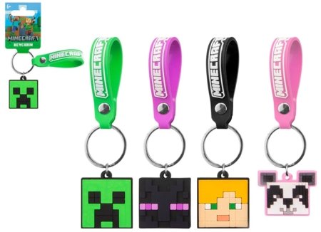 MINECRAFT atslēgu piekariņš ar siksniņu, assort., 303704 