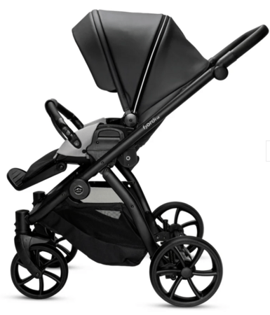 NOORDI universāls ratiņi FJORDI V2 Shadow Grey leather, 2in1, 1642819 