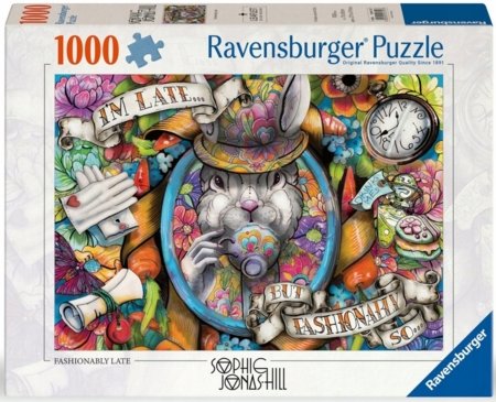 RAVENSBURGER PUZZLE puzle Fashionably Late, 1000 pcs, 12001712 7 