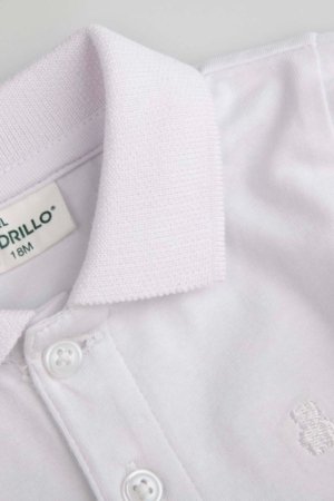 COCCODRILLO bodijs ar garām piedurknēm, balts, izmērs 