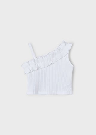 MAYORAL krekls ar īsām piedurknēm, white, 3018-86, 140 cm 