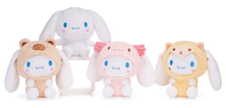 HELLO KITTY Cinnamoroll mīkstie dzīvnieciņi, 24 cm, asorti, 3276D 