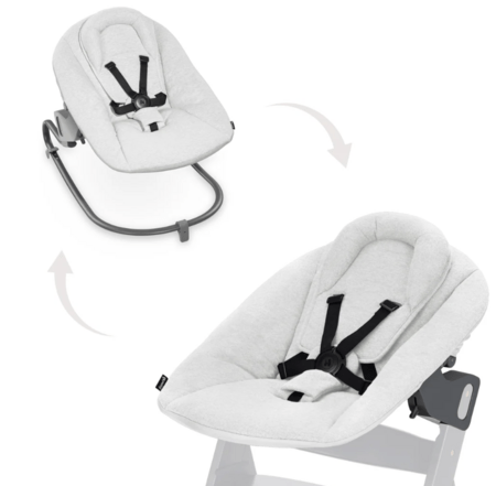 HAUCK šūpuļkrēsls ALPHA BOUNCER PREMIUM, Light grey, 661758 