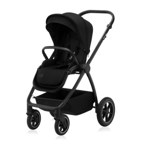 LIONELO universāls ratiņi MERIL 3in1, Black onyx 