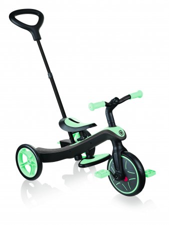 GLOBBER trīsritenis Trike Explorer 4in1, piparmētras zaļš, 632-206-2 632-206-2
