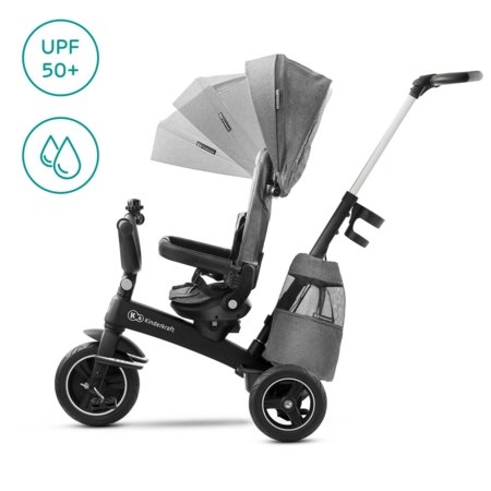 KINDERKRAFT trīsritenis JAZZ 2, pelēks, KRJAZZ02GRY0000 