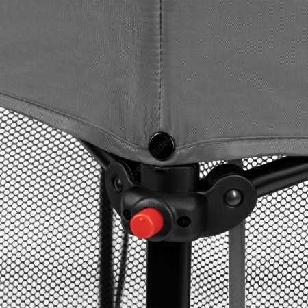 LIONELO manēža, rotaļu laukums ROEL PLUS, 65x85 cm., Grey multicolor 