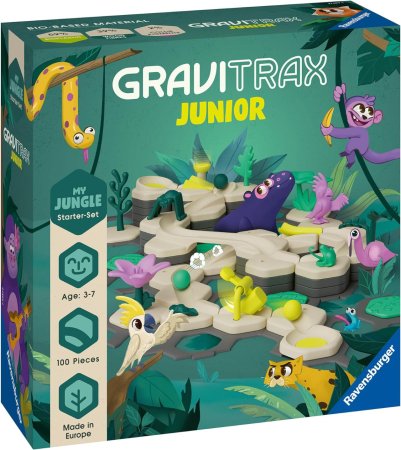 GRAVITRAX  interaktīvais konstruktors Junior Starter-Set L Jungle, 27499 