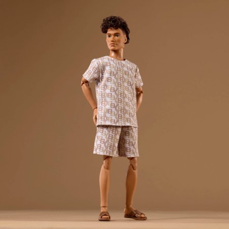 BARBIE Basics No10 Kens lelle ar brūniem matiem, JJX29 