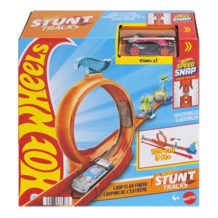 HOT WHEELS Stunt Tracks cilpas un lēciena trase, asort., JHK76 