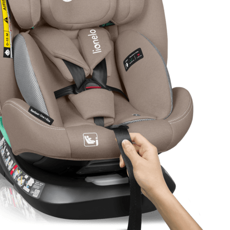 LIONELO autokrēsls BASTIAN ONE I-SIZE, Beige sand,  40-150 cm., LO-BASTIAAN ONE I-SIZE 