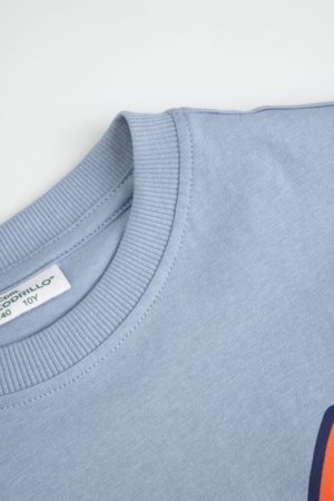 COCCODRILLO t-krekls ar īsam piedurknēm, zili, WC6143207VBB-014-146, 146 izmērs 