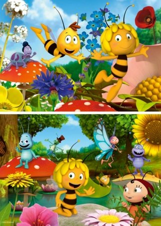 RAVENSBURGER PUZZLE puzle Biene Maja, 2x12 gab., 12004306 5 