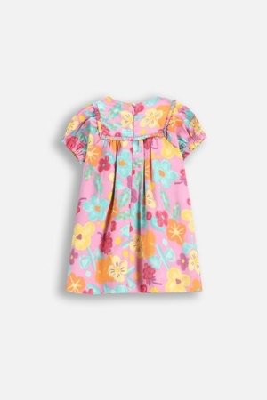 COCCODRILLO kleita ar īsām piedurknēm MAXITROPIC GIRL NEWBORN, krāsa, WC5128201MGN-022-086, 86 cm 