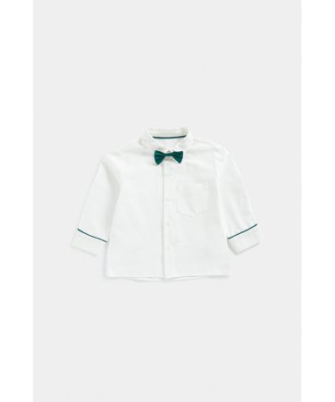 MOTHERCARE krekls ar garām piedurknēm, veste un tauriņš, FC684 635970