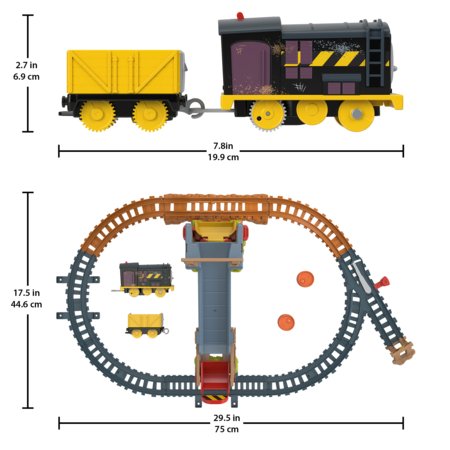 THOMAS & FRIENDS rmotorizēto rotaļu vilciena un sliežu komplekts, JBW20 
