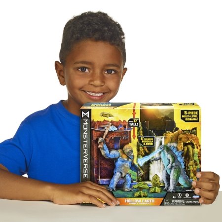 GODZILLA rotaļu komplekts Hollow Earth Figures and Diorama Set, 35293 