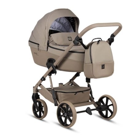 TUTIS universāli ratiņi VIVA 6+ ESSENTIAL 2/1, Warm grey, 1612068 