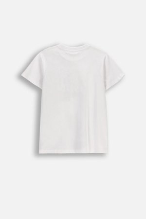 COCCODRILLO t-krekls ar īsam piedurknēm, balti, WC6143209VBB-001-152, 152 izmērs 