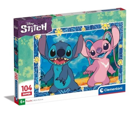 CLEMENTONI DISNEY STITCH puzle, 104 gab., 27573 