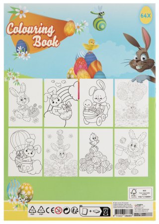 EASTER krāsojamā grāmata A4, 810005 