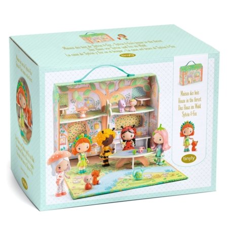 DJECO TINYLY Sylvia & Fox figūriņas un māja mežā, DJ06966 