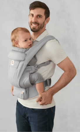 ERGOBABY ķengursoma Omni Deluxe Cotton, Pearl Grey, BCODCPRLGRY 