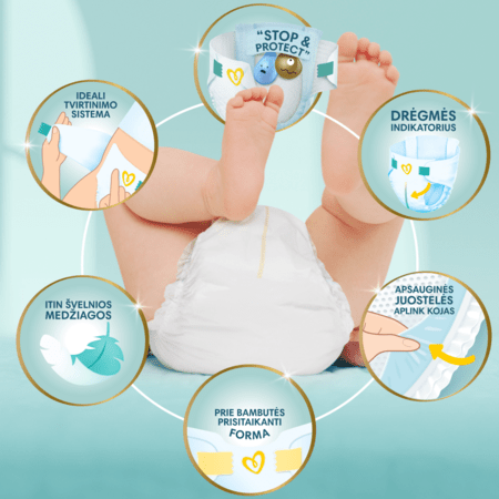 PAMPERS Premium Care autiņbiksītes 5.izmērs, 88gab., 11kg-18kg, 81737572 81737572