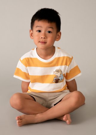 MAYORAL t-krekls ar šorti, peach, 3.602-23, 128  cm 