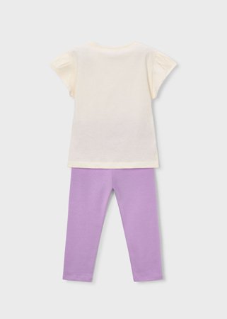 MAYORAL t-krekls ar īsam piedurknēm + legini, lilac, 3.726-96, cm 