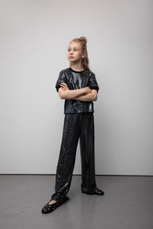 COCCODRILLO bikses, sudrabs, cm 