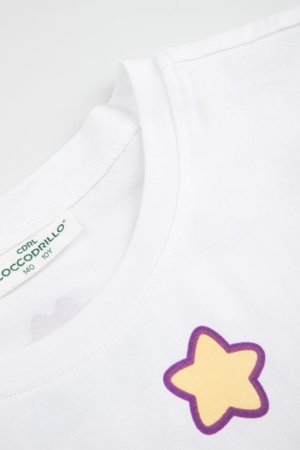 COCCODRILLO t-krekls ar īsam piedurknēm, balti, WC6143214LGD-001-140, 140 cm 