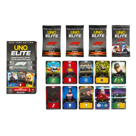 MATTEL GAMES UNO Elite F1 kārtis, JLV42 