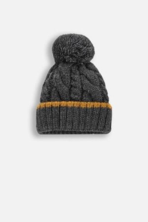 COCCODRILLO cepure ACCESSORIES WINTER BOY, graphite, ZC4364307AWB-020-056, 56 cm 
