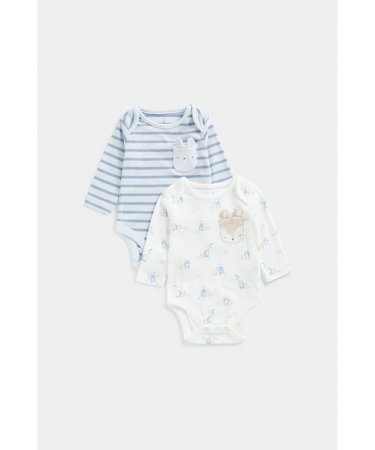 MOTHERCARE bodijs ar garām piedurknēm 2 gab., FB420 644563