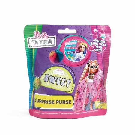 BARBIE EXTRA monētu somiņa, 2 asst., 99-0075 99-0075