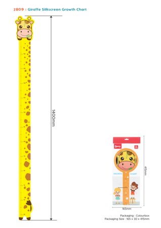 SUNTA bērnu auguma mērītājs Žirafe, 2809 